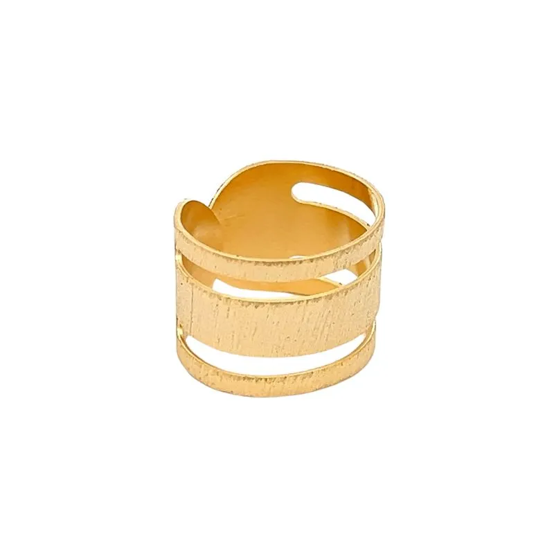 [AF004G] Roma Ring (Placcato Oro)