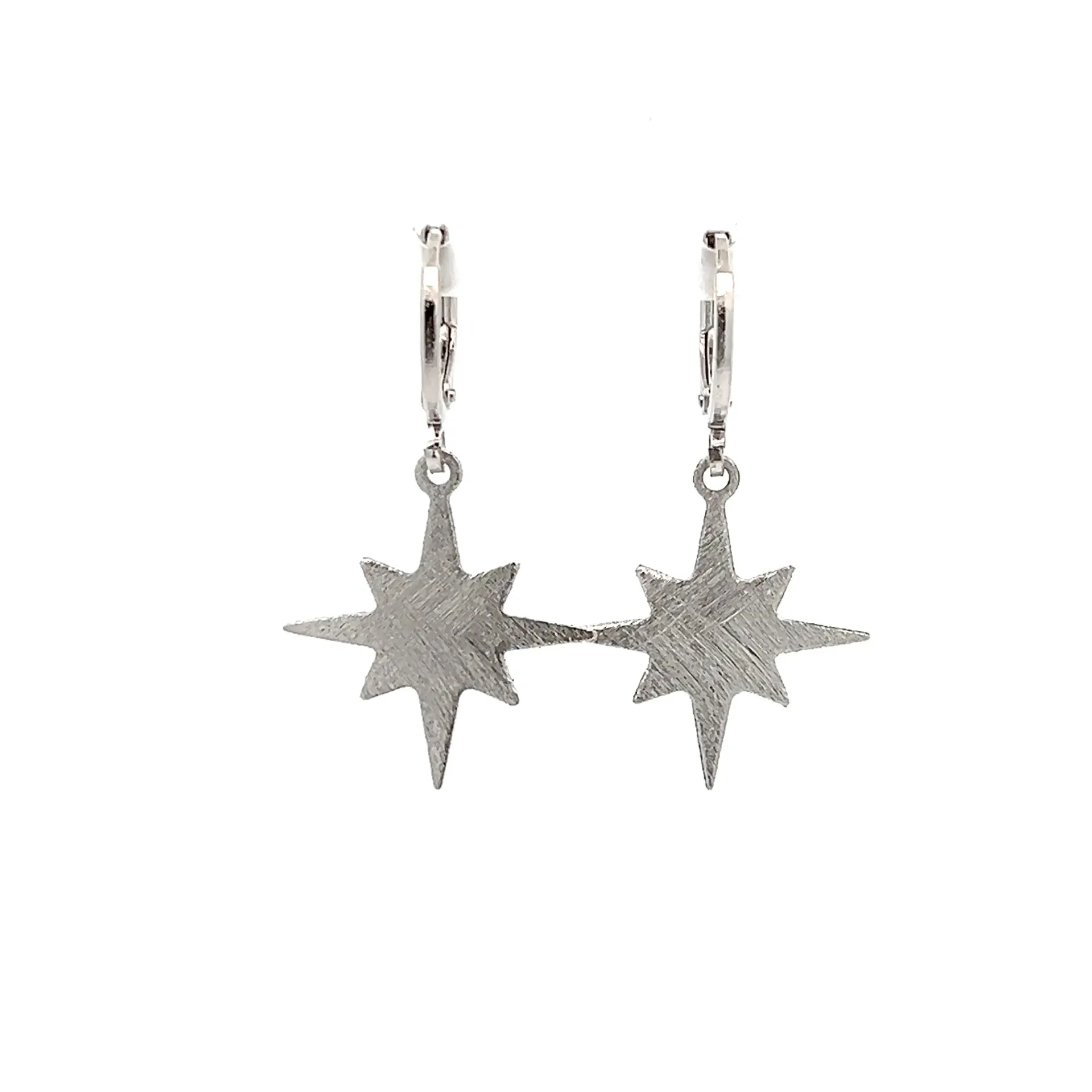 [MF003R] Stella Mini Earrings Rhodium Plated