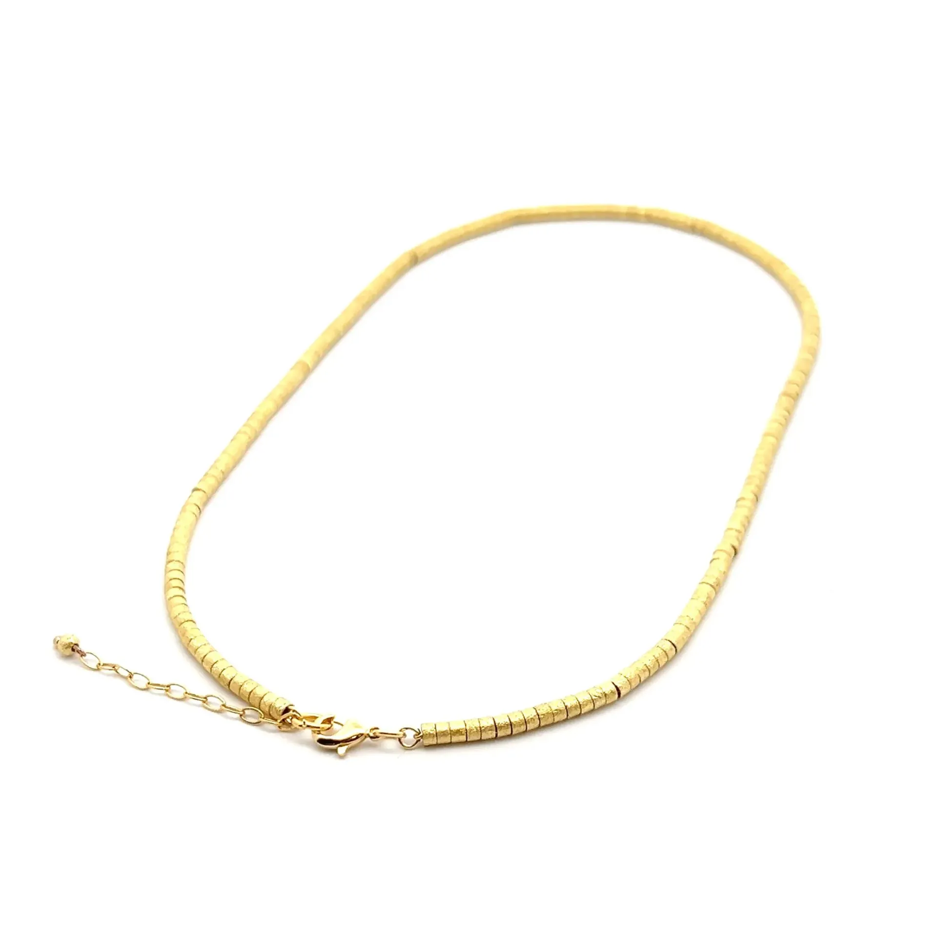 [CF015G] Tube Necklace (Gold Plated)